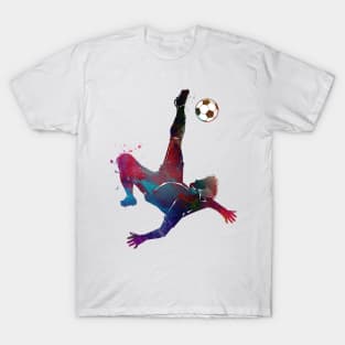 Football player sport art #football #soccer T-Shirt